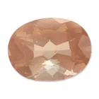  Preview image for Loose Oval Cut Peach Colored Faceted 