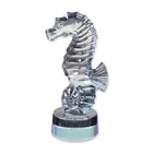  Preview image for Lalique France Frosted Crystal Seahorse 