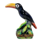  Preview image for Dubarry Limoges Porcelain Toucan Trinket 