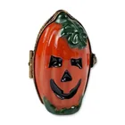  Preview image for Limoges Porcelain Halloween Pumpkin Box 