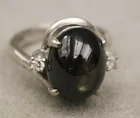  Preview image for 18K WHITE GOLD, DIAMOND AND BLACK STAR 