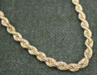  Preview image for 14K YELLOW GOLD GRADUATED FLEXIBLE ROPE 