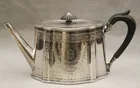  Preview image for ENGLISH VICTORIAN SILVER TEAPOT Made 