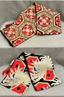  Preview image for TWO JAPANESE SILVER, GOLD, AND RED OBI 