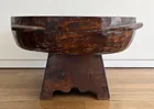  Preview image for LARGE ASIAN HAND-CARVED WOODEN BASIN ON 