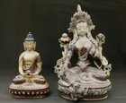  Preview image for TWO TIBETAN OR NEPALESE STYLE GILT 