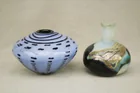  Preview image for TWO CONTEMPORARY ART GLASS VASES - . 