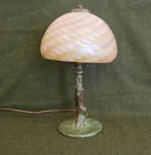  Preview image for ART GLASS TABLE LAMP WITH DOMED SHADE - 
