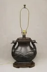  Preview image for BROWN-BLACK PATINATED METAL VESSEL-FORM 