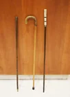  Preview image for THREE ANTIQUE WALKING STICKS - . 