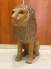  Preview image for LARGE CARVED WOODEN FIGURE OF SEATED 