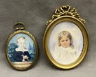  Preview image for PAIR CONTINENTAL PORTRAIT MINIATURES OF 