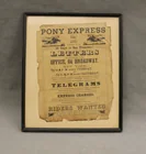  Preview image for ORIGINAL PONY EXPRESS ADVERTISING 