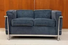  Preview image for PAIR CORBUSIER-STYLE CHROME-FRAMED 