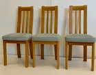  Preview image for SET EIGHT MODERN DANISH BLOND OAK DINING 