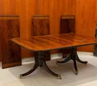  Preview image for GEORGIAN STYLE FIGURED MAHOGANY DINING 