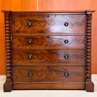  Preview image for MAHOGANY FOUR-DRAWER CHEST mid 19th 