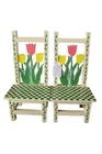  Preview image for Lot# 3 - Pair Decorative Wood Tulip Cut  