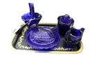  Preview image for Lot# 104 - 4 pcs Cobalt Blue Glass 