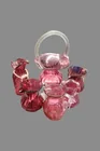  Preview image for Lot# 134 - 6 pcs Hand Blown Cranberry Gl 