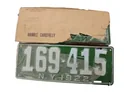  Preview image for Lot# 98 - 1922 NYS License Plates w/orig 