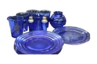  Preview image for Lot# 178 - 13 Pcs Hazel-Atlas Cobalt Blu 