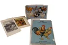  Preview image for Lot# 195 - 4 pcs Chicken Artwork Late 18 