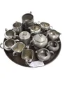 Preview image for Lot# 218 - 7 Sets Signed Pewter Sugar &  