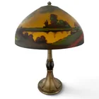  Preview image for Jefferson Reverse-Painted Landscape Lamp 