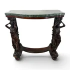  Preview image for Continental Caryatid Marble-Top Console 