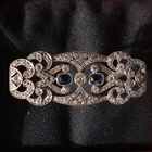  Preview image for Platinum Sapphire and Diamond Brooch 