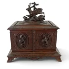  Preview image for Swiss Black Forest Carved Deer Cigar 