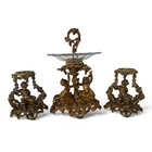  Preview image for Fine Three-Piece Gilt-Metal Putti 