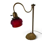  Preview image for Art Nouveau UNO Lamp with Cranberry 