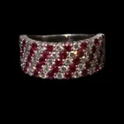  Preview image for Platinum Ruby and Diamond Ring 