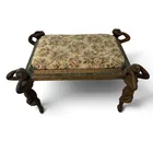  Preview image for Art Deco Figural Cast-Iron Vanity Stool 