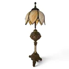  Preview image for Art Nouveau-Style Slag Glass Lamp 