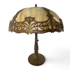  Preview image for American Art Nouveau Slag Glass Lamp 