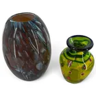  Preview image for Two Murano-Style Handblown Glass Vases 