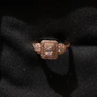  Preview image for 14K Rose Gold Emerald-Cut Diamond Ring 