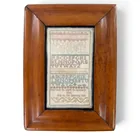  Preview image for 19th C. American Alphabet Sampler 
