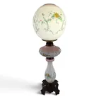  Preview image for Victorian Floral Glass Parlor Lamp 