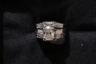  Preview image for Platinum Three-Piece Diamond Wedding Set 
