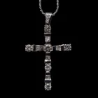  Preview image for 14K White Gold Diamond Cross Necklace 