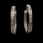  Preview image for 14K White Gold 1.68 CTW Diamond Hoops 