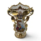  Preview image for Large Old Paris Porcelain Pastoral Vase 