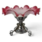  Preview image for Victorian Cranberry Glass Pedestal 