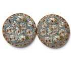  Preview image for Pair Japanese Satsuma Porcelain Chargers 