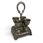  Preview image for Silverplate Four-Cup Egg Cruet 