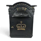  Preview image for Cast-Metal Royal Post Wall Mailbox 